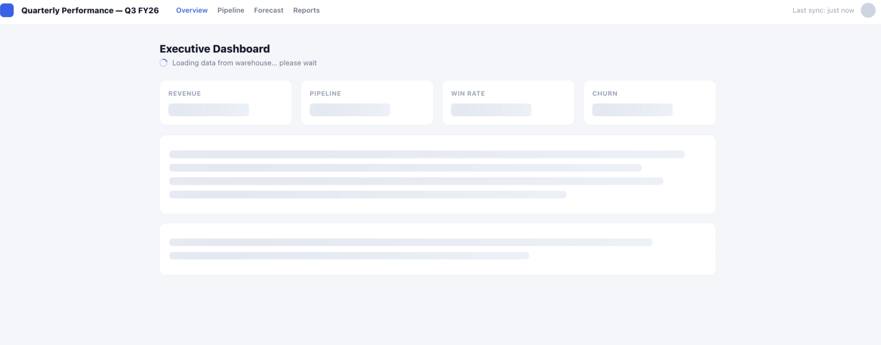 The Boss-Key feature swapping the World Cup planner for a fake, boring Q3 business dashboard