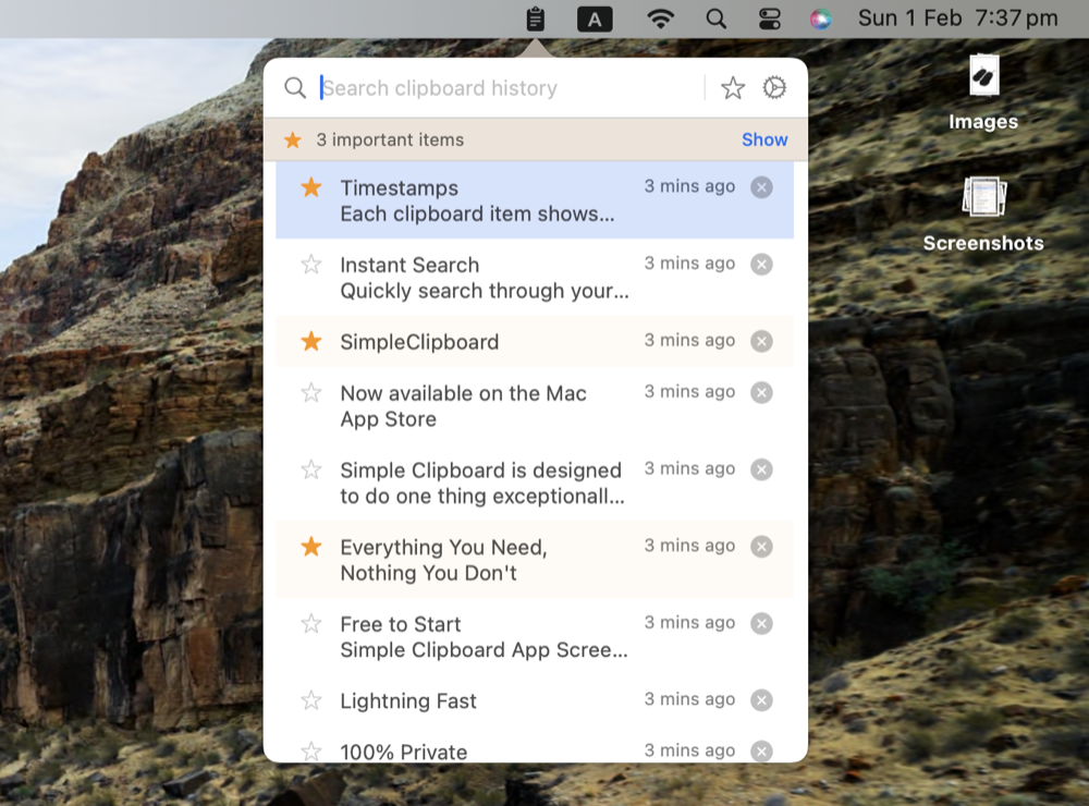 Simple Clipboard
